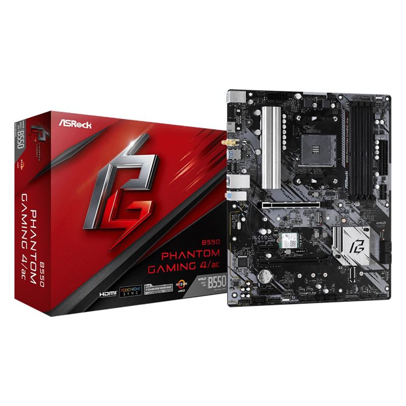 MOTHERBOARD ASROCK B550 PHANTOM GAMING 4/AC AM4