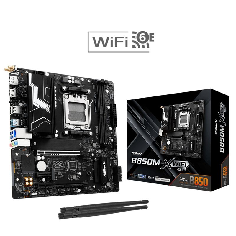 MOTHERBOARD ASROCK B850M-X WIFI R2.0 AM5