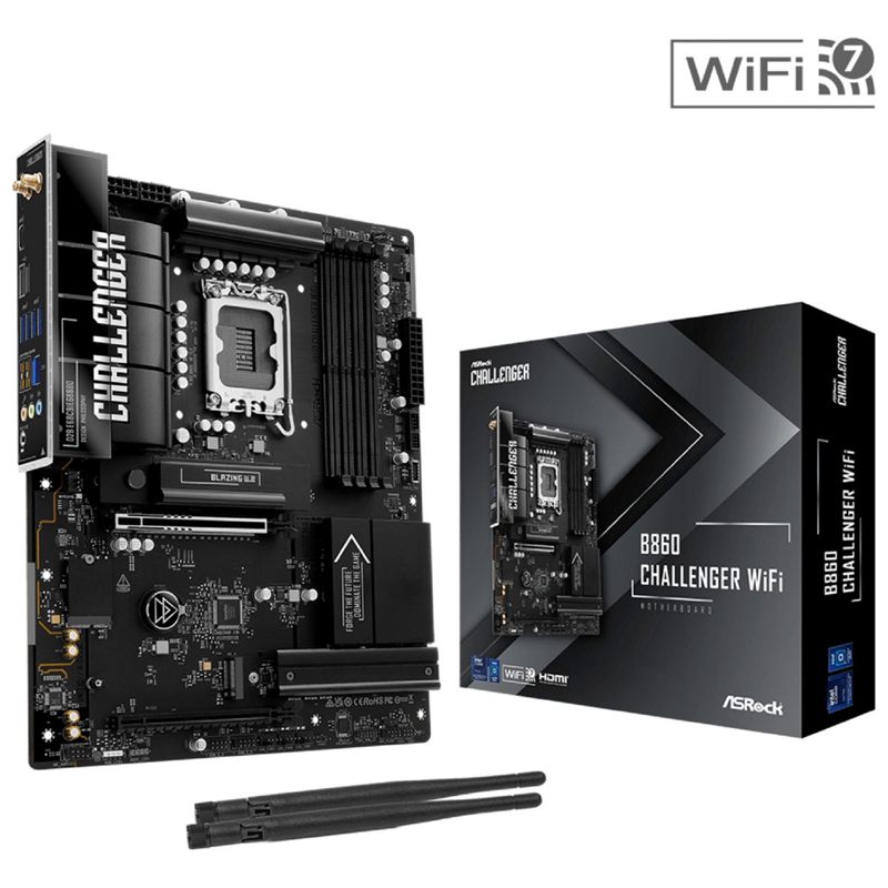 MOTHERBOARD ASROCK B860 CHALLENGER WIFI S1851