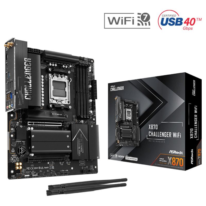 MOTHERBOARD ASROCK X870 CHALLENGER WIFI AM5