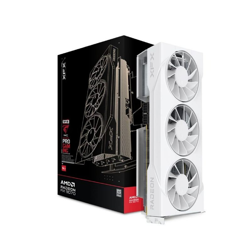 PLACA DE VIDEO XFX RADEON RX9070 16GB SWIFT TRIPLE W D6