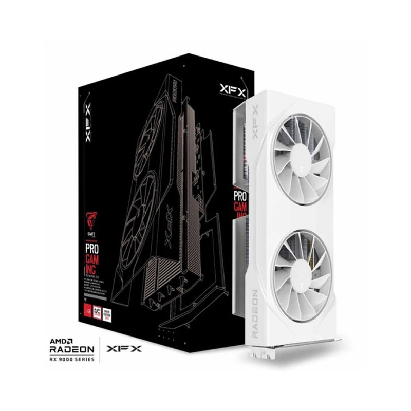 PLACA DE VIDEO XFX RADEON RX9060XT 8GB SWIFT DUAL W GDDR6