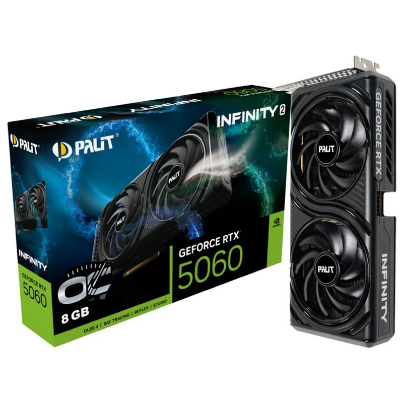 PLACA DE VIDEO PALIT GEFORCE RTX 5060 INFINITY 2 OC 8GB D