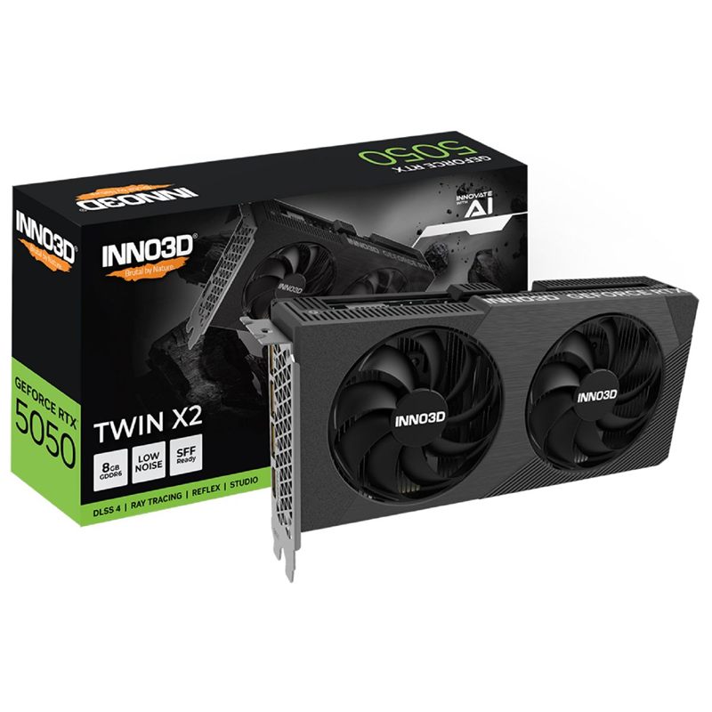 PLACA DE VIDEO INNO3D GEFORCE RTX 5050 8GB TWIN X2
