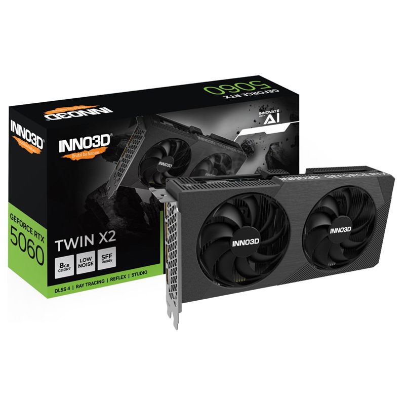 PLACA DE VIDEO INNO3D GEFORCE RTX 5060 8GB TWIN X2