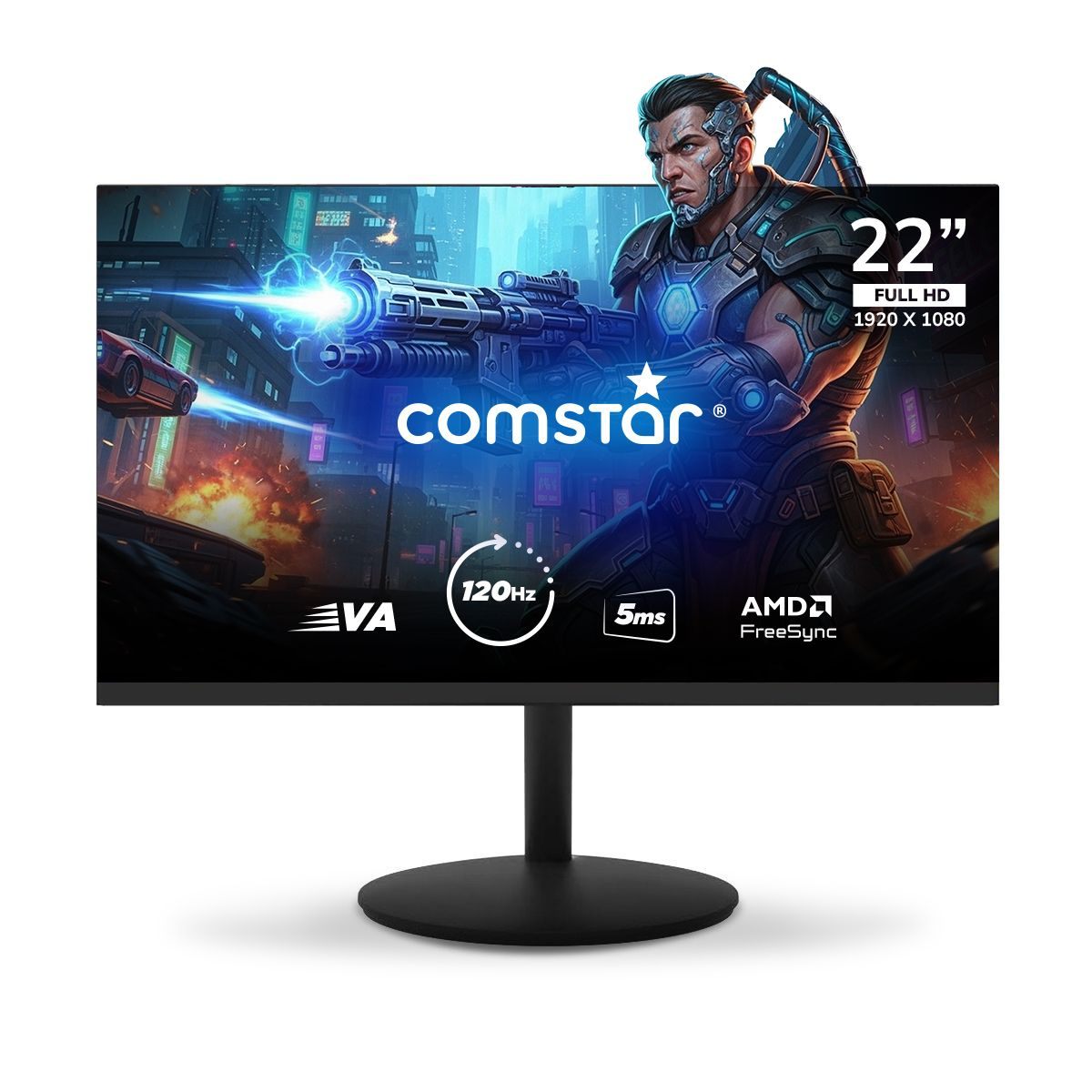 MONITOR GAMER COMSTAR 22" VA FHD 120HZ