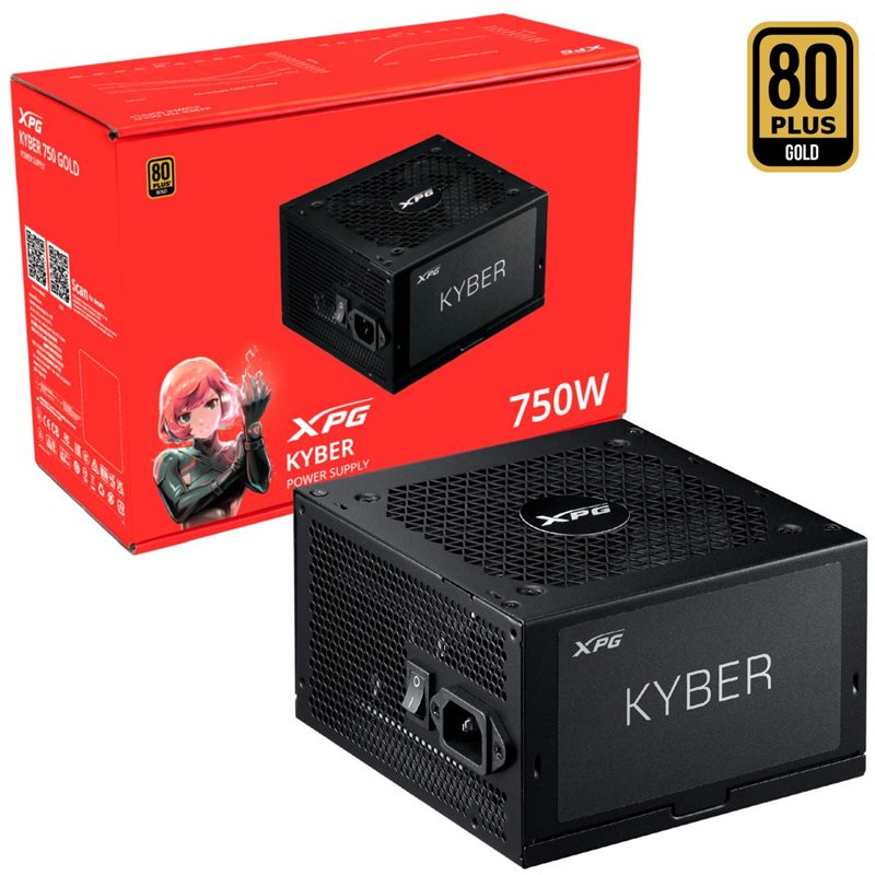 FUENTE ADATA XPG 750W KYBER 80 PLUS GOLD ATX 3.1