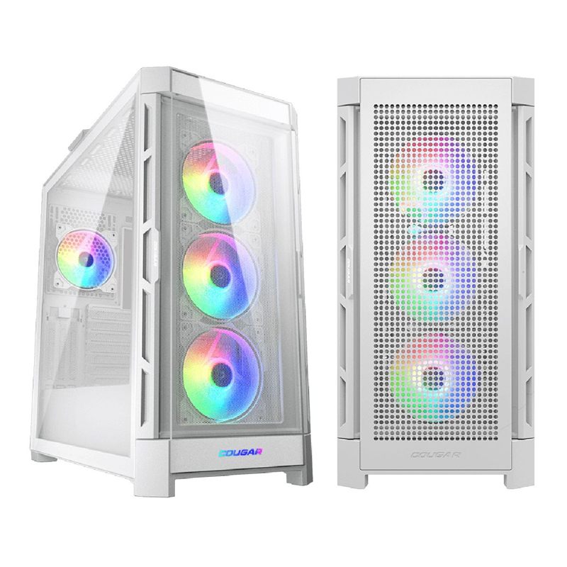 GABINETE COUGAR DUOFACE PRO RGB WHITE