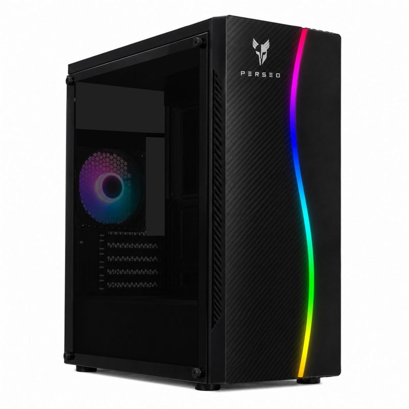 GABINETE GAMING PERSEO BORO RGB C/FAN