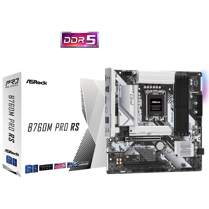 MOTHERBOARD ASROCK B760M PRO RS DDR5 S1700