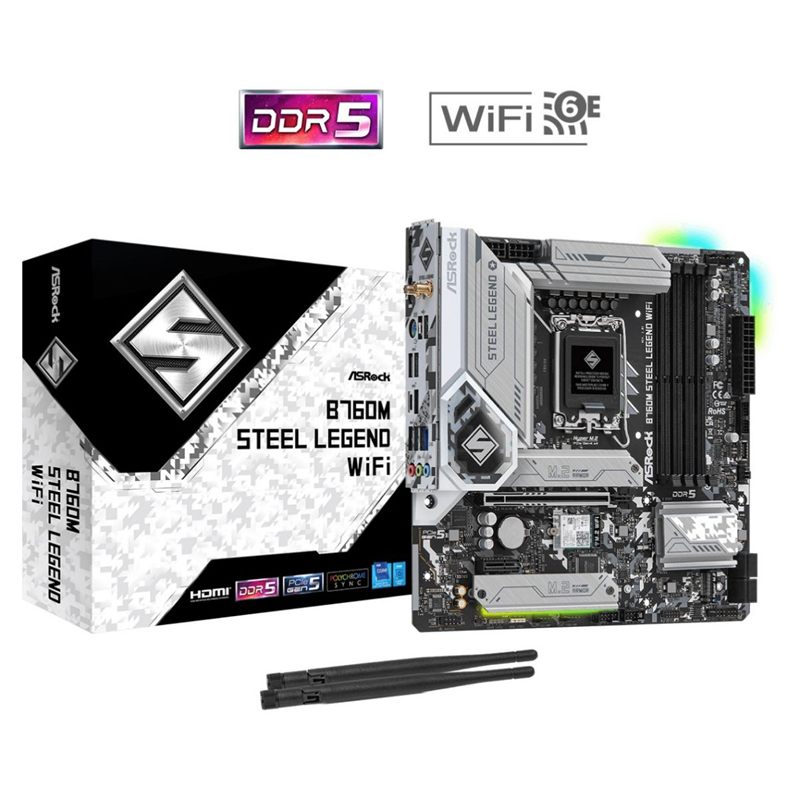 MOTHERBOARD ASROCK B760M ST LEGEND WIFI DDR5 S1700
