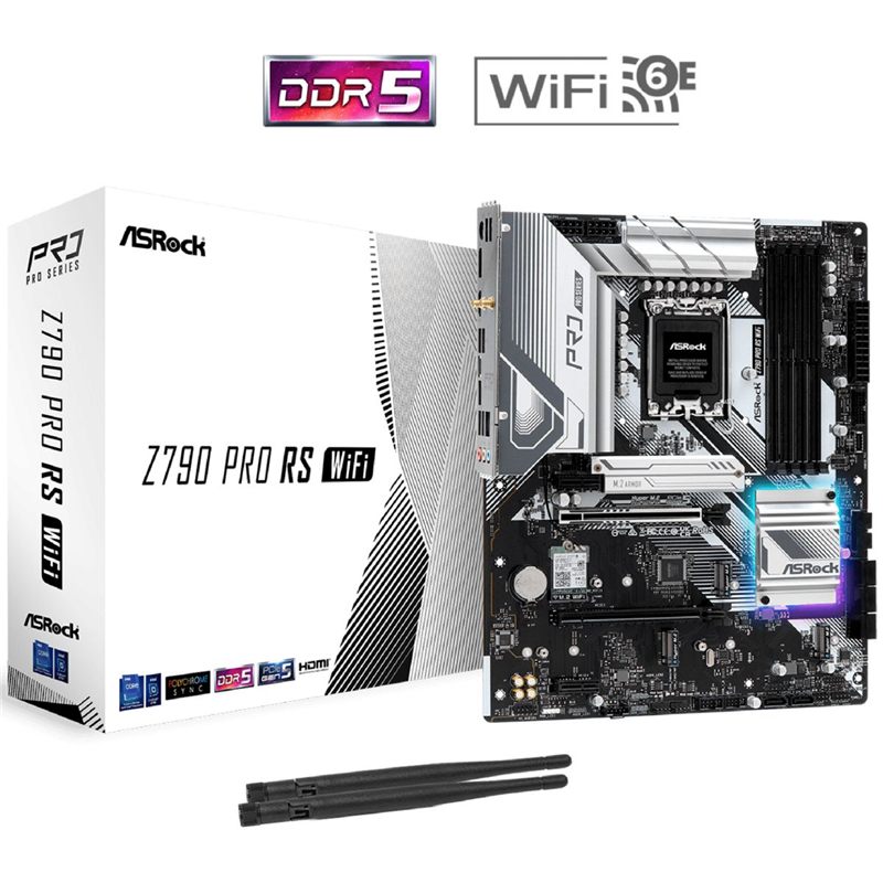 MOTHERBOARD ASROCK Z790 PRO RS WIFI D5 S1700
