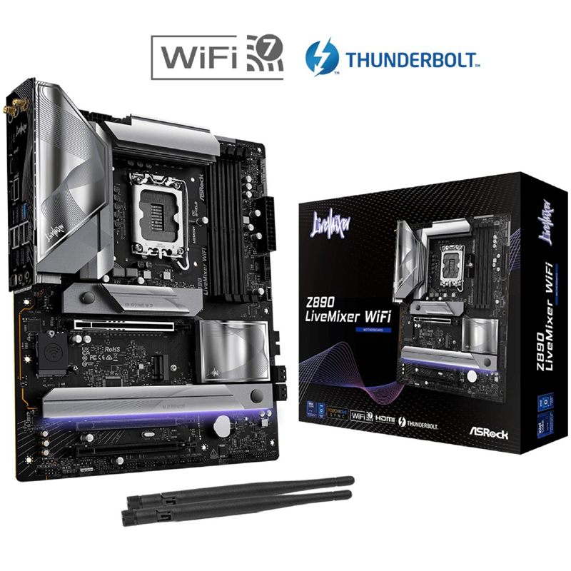 MOTHERBOARD ASROCK Z890 LIVEMIXER WIFI D5 S1851
