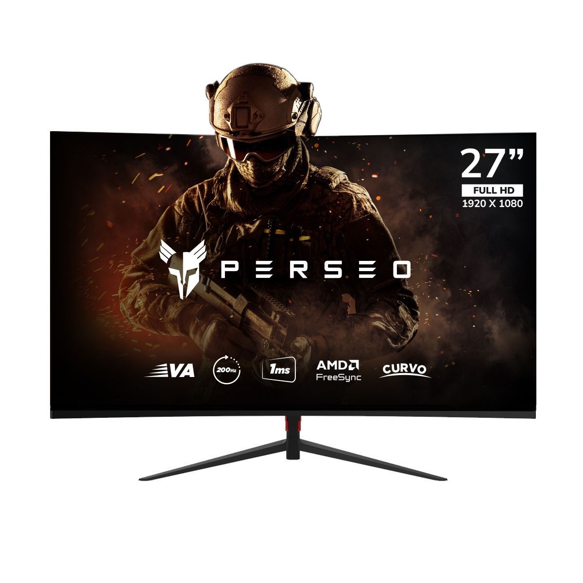 MONITOR GAMER PERSEO CURVO 27" VA FHD 200HZ