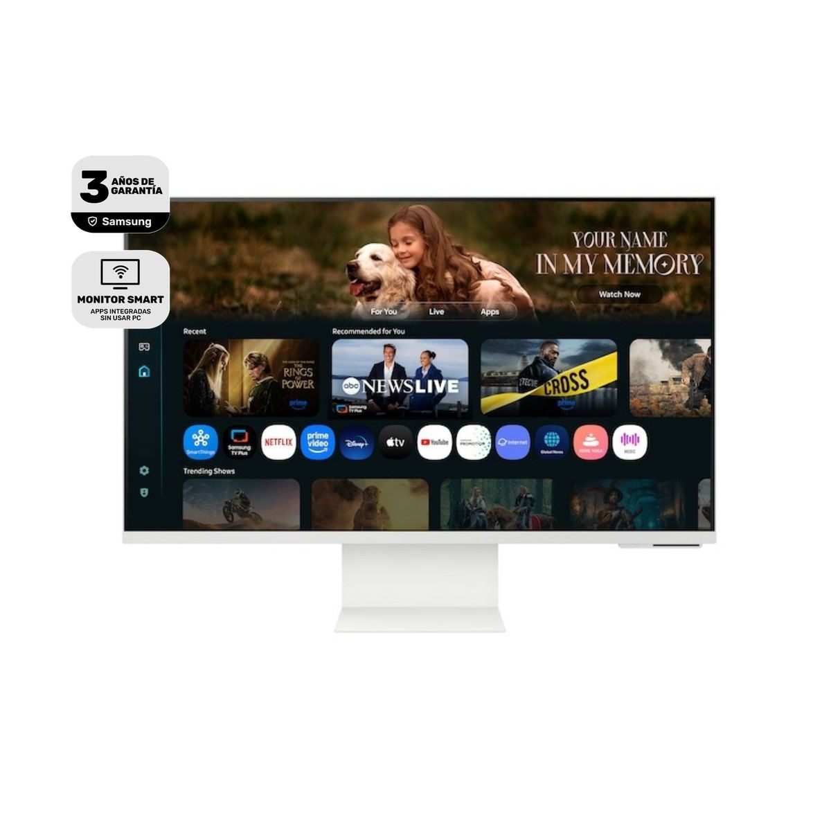MONITOR SAMSUNG SMART M8 32" VA 4K M80F