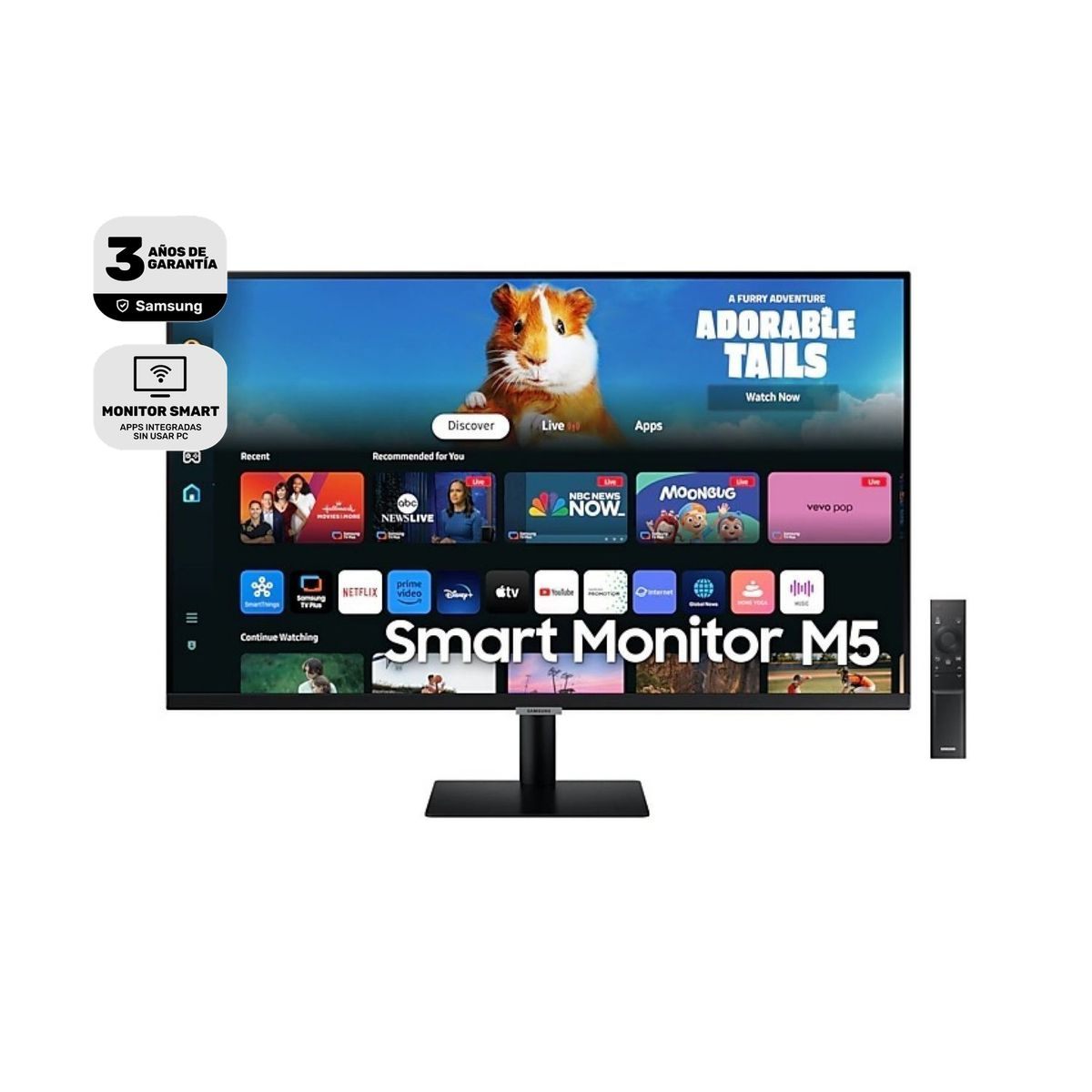 MONITOR SAMSUNG SMART M5 32" VA FHD 60HZ