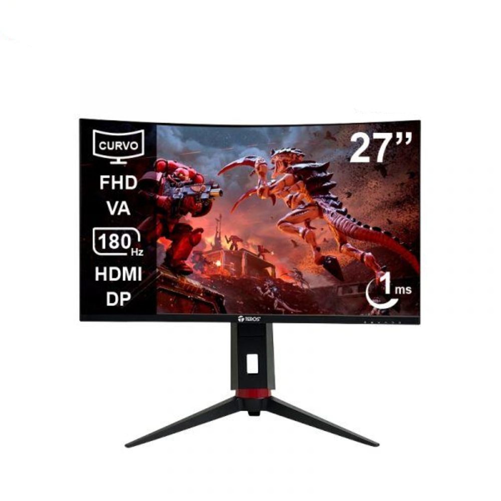MONITOR TEROS TE-2787G 27" CURVO IPS FHD 180HZ
